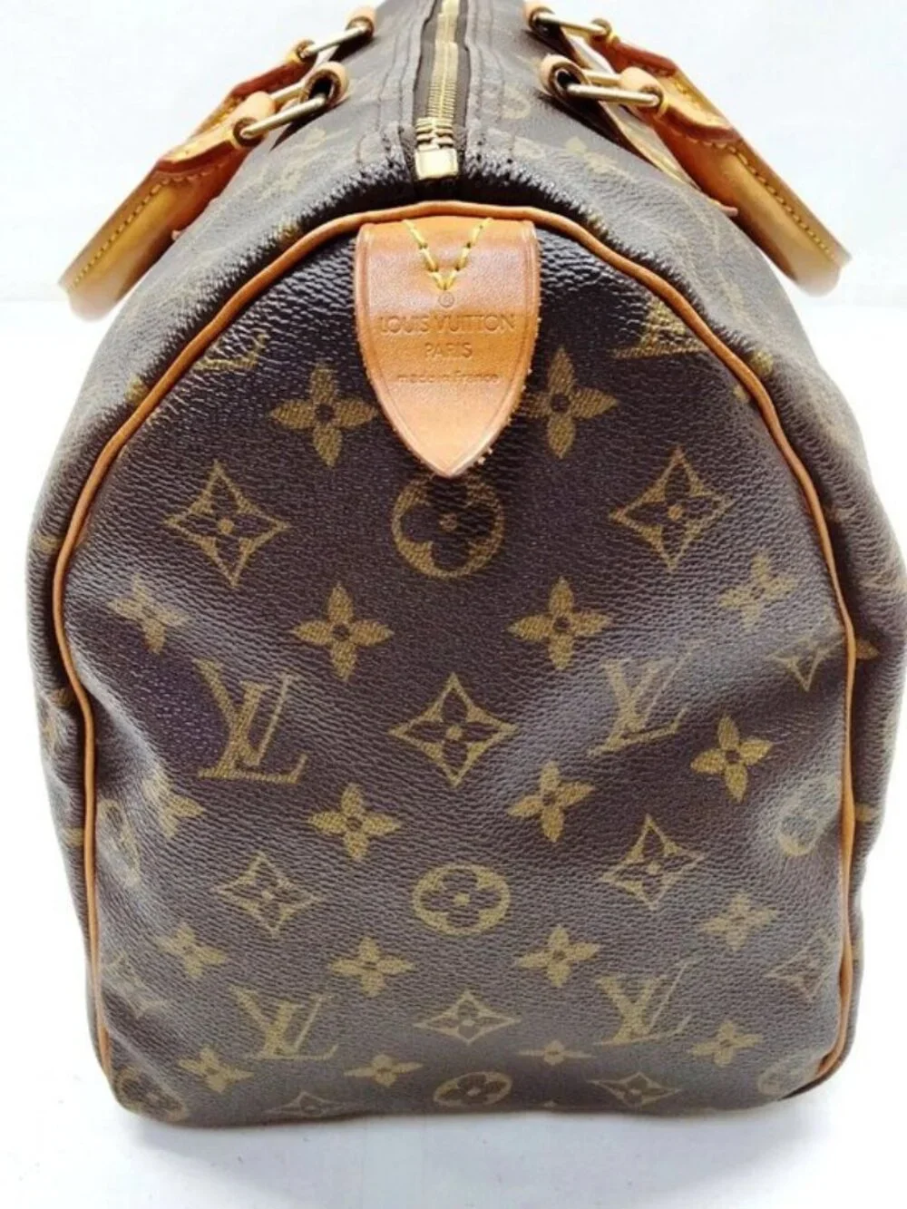 Authentic Louis Vuitton Speedy 35 Monogram Canvas Handbag